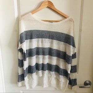 Stripped sweater light weight